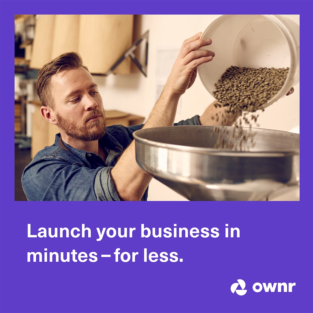launch your business in minutes-for less, ownr