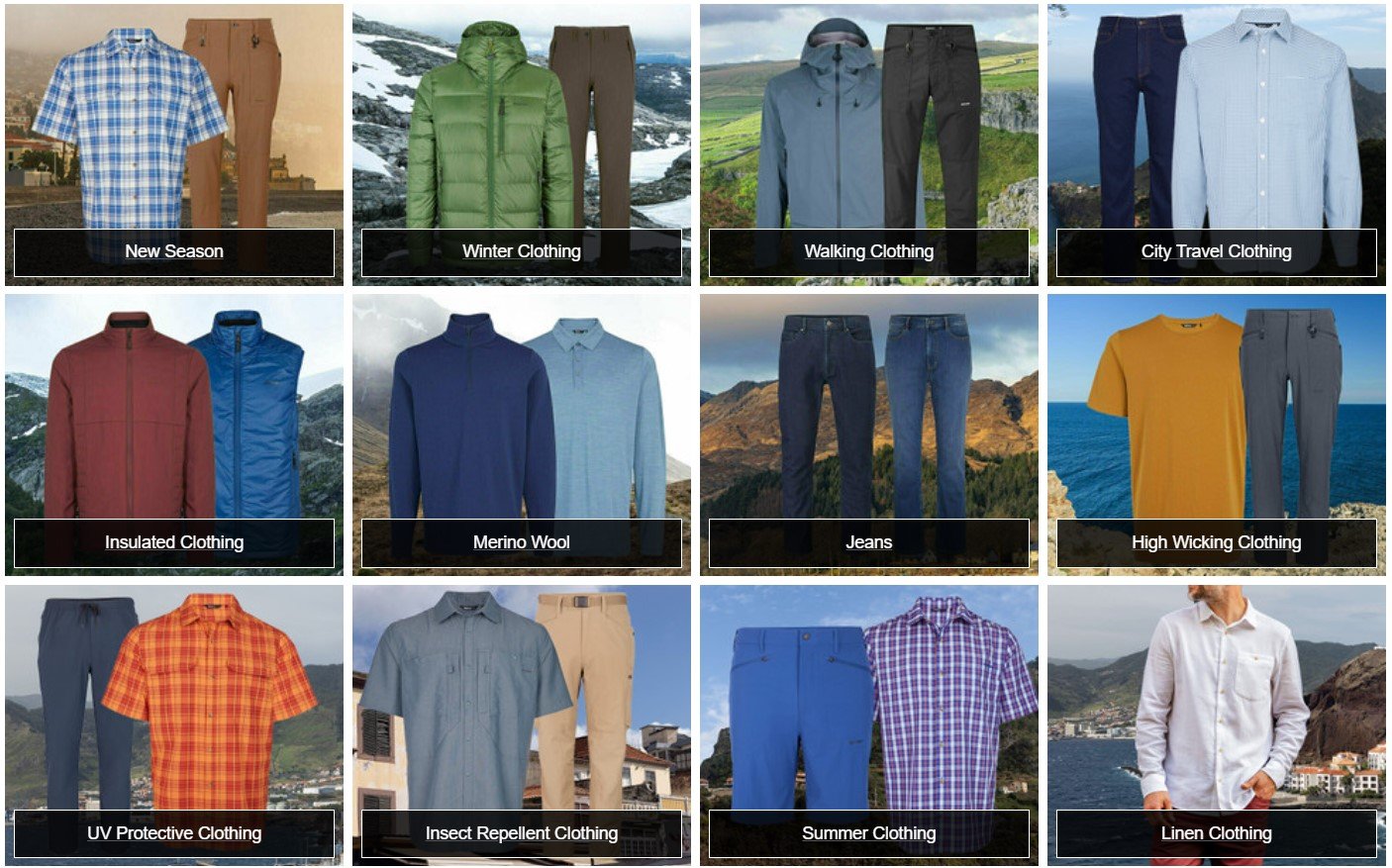 rohan Men's Clothing Collections