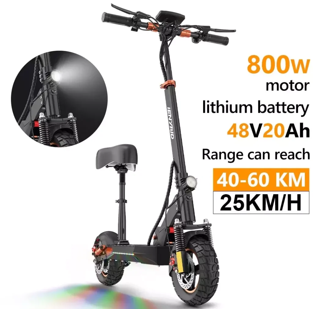 IENYRID M4 PRO S+ MAX 800W Motor 10 Inch Off-road Electric Scooter 20Ah Battery 2